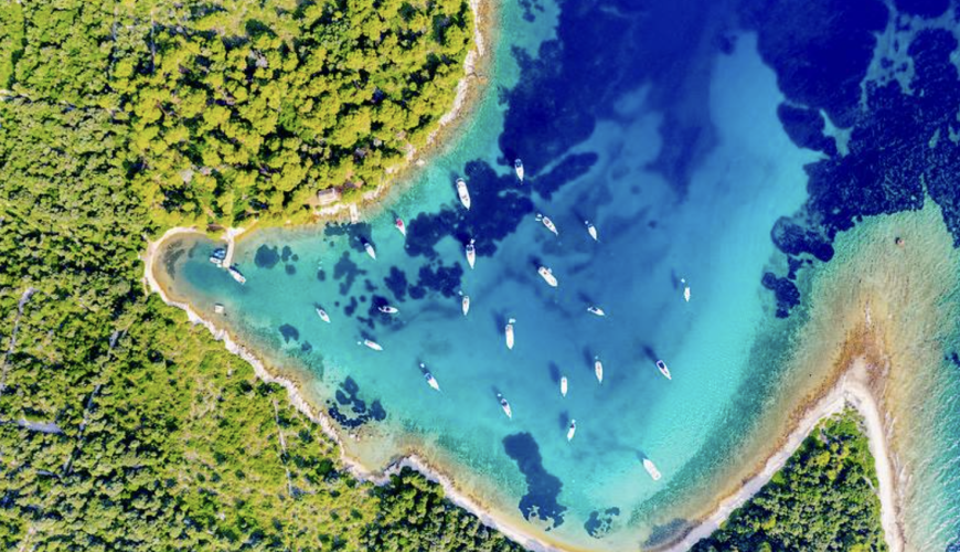 Island Silba, car-free island in Croatia