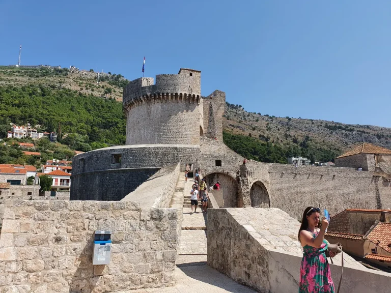 Minčeta Tower, the round fortress on Dubrovnik's City Walls used as the House of the Undying